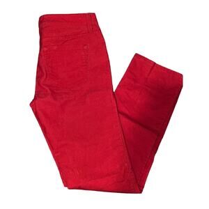 Ann Taylor Loft Red Corduroy Pants, Size 4/27